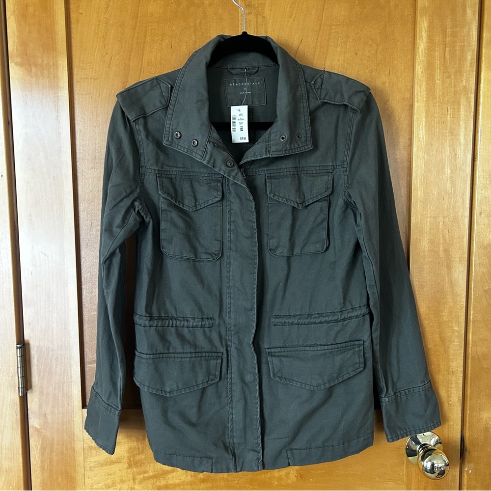 NWT Aeropostale Women's Utility Jacket — Army Green SMALL